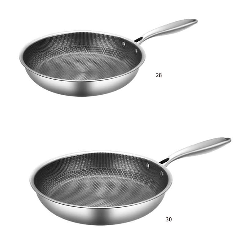 CHEFCRAFT PAN - Poêle à frire antiadhésive en acier inoxydable pour cuisiner sans effort