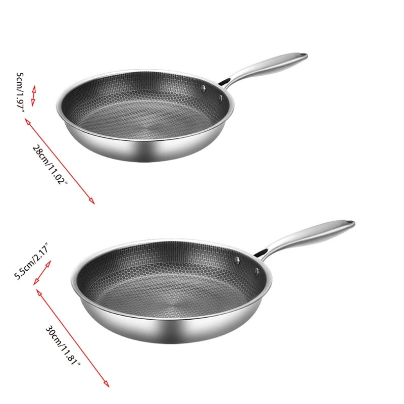 SARTÉN CHEFCRAFT – Sartén antiadherente de acero inoxidable para cocinar sin esfuerzo