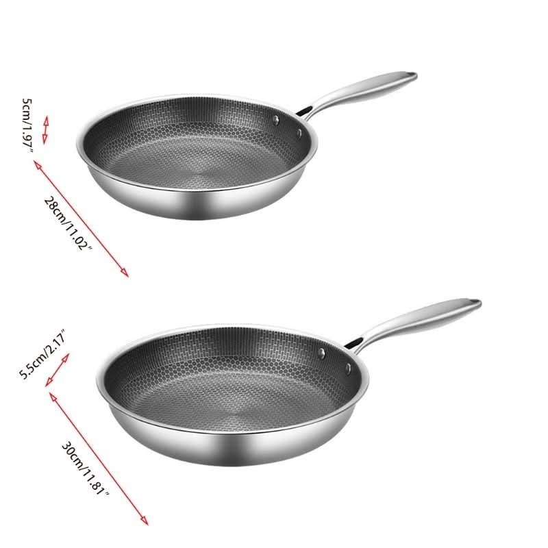 CHEFCRAFT PAN - Stainless steel non-stick frying pan for effortless cooking