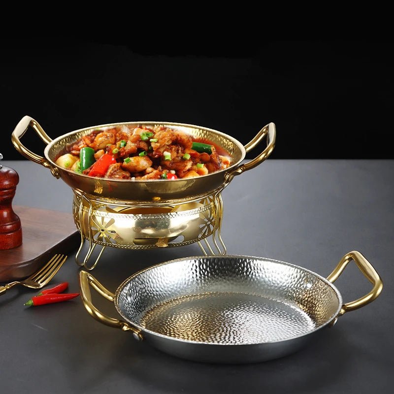 BRATMEISTER – Hammered stainless steel pot for pans, sauces & versatile cooking