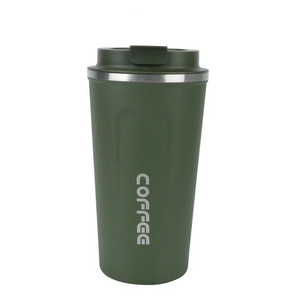 TravelMate Stainless Steel Thermal Mug – Insulated Travel Mug for Coffee & Tea, 380ml/510ml, Leak-Proof