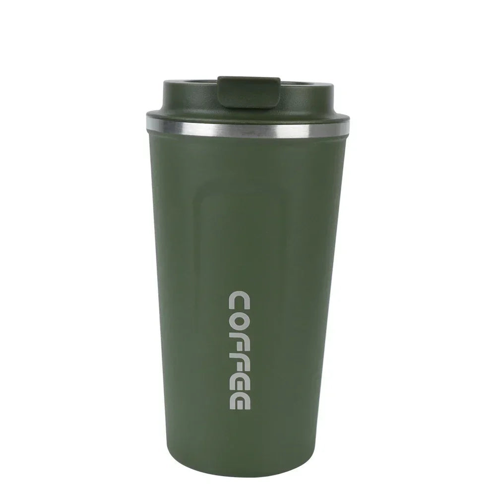 TravelMate Stainless Steel Thermal Mug – Insulated Travel Mug for Coffee & Tea, 380ml/510ml, Leak-Proof