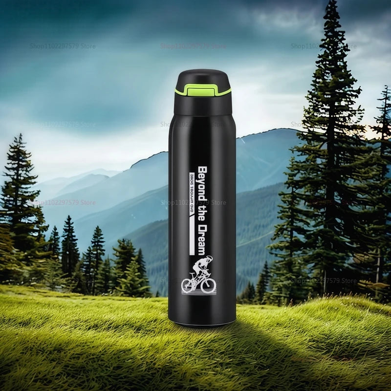 SteelMate – Botella de agua de acero inoxidable al vacío 500ml, de doble pared y a prueba de fugas