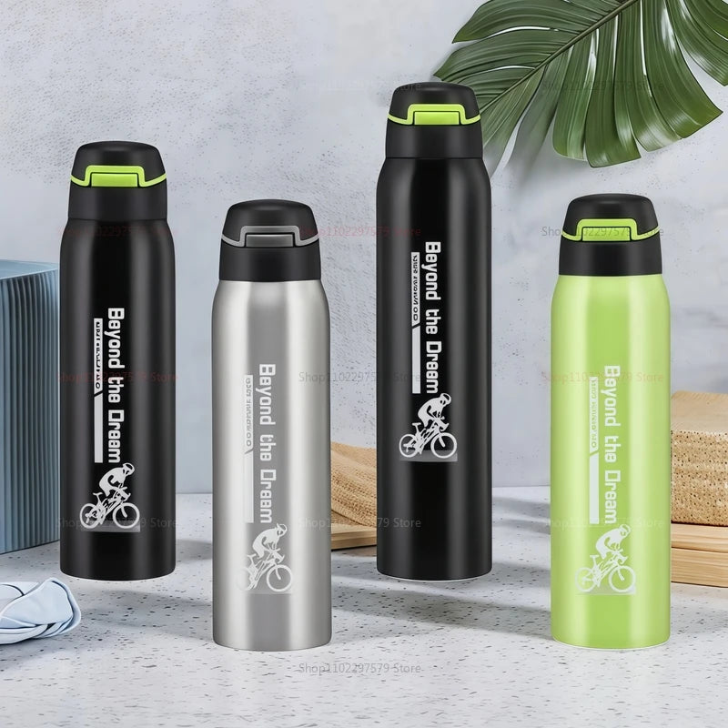 SteelMate – Botella de agua de acero inoxidable al vacío 500ml, de doble pared y a prueba de fugas