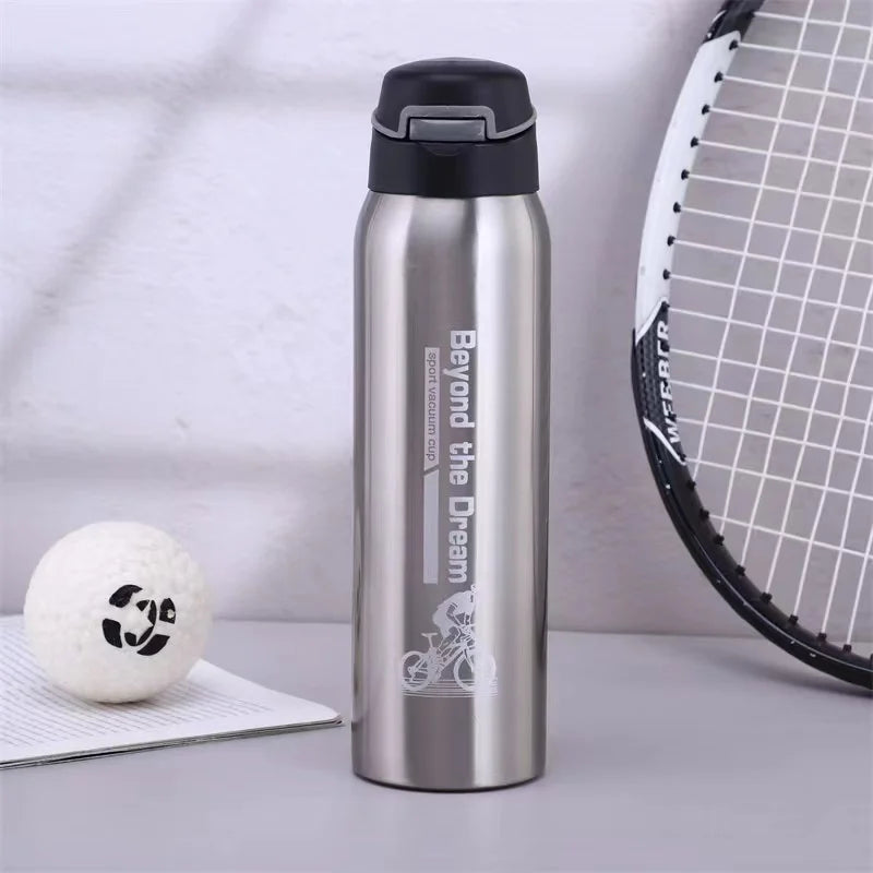 SteelMate – Botella de agua de acero inoxidable al vacío 500ml, de doble pared y a prueba de fugas