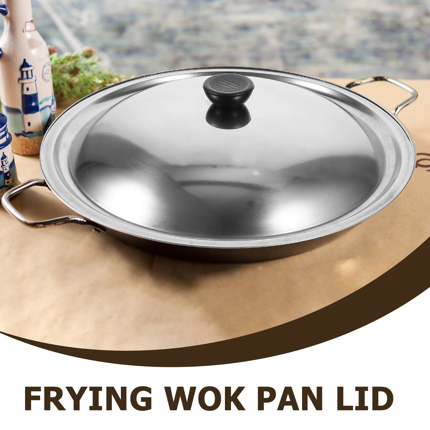ProLid – Tapa universal robusta de acero inoxidable para woks y sartenes