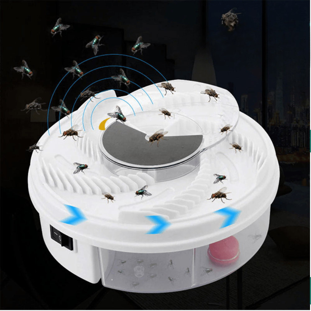 Effiziente Insektenfalle - Geräuschloser Fliegenfänger für Fruchtfliegen & Stubenfliegen, Ungiftig und Wiederverwendbar 5