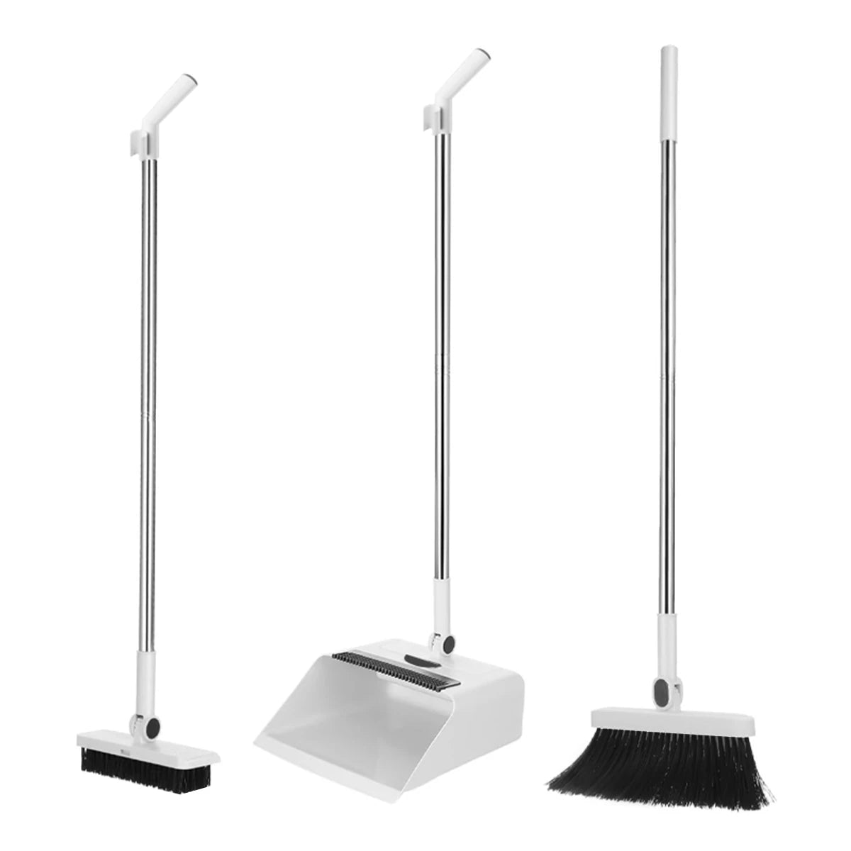 CLEANORA – 3-in-1 Broom and Dustpan Set for Efficient Cleaning