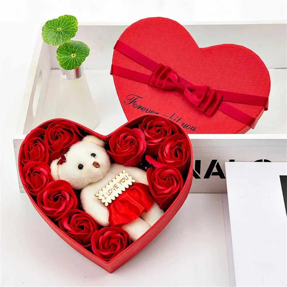 PETALGRACE – Elegant Soap Rose Gift Box with 22 Rose Blossoms