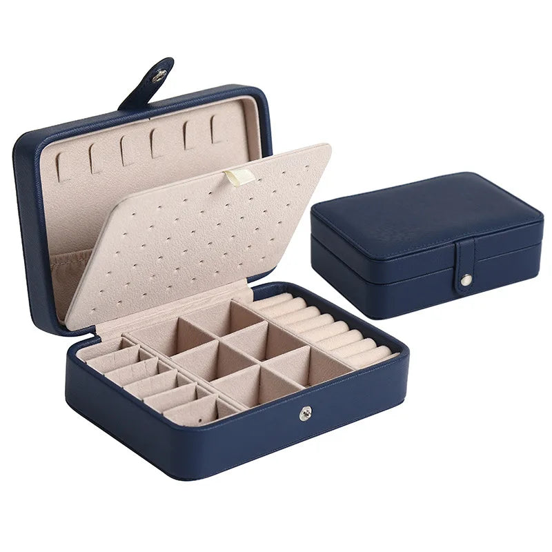 JewelCase – Elegant Leather Jewelry Box for Rings and Earrings