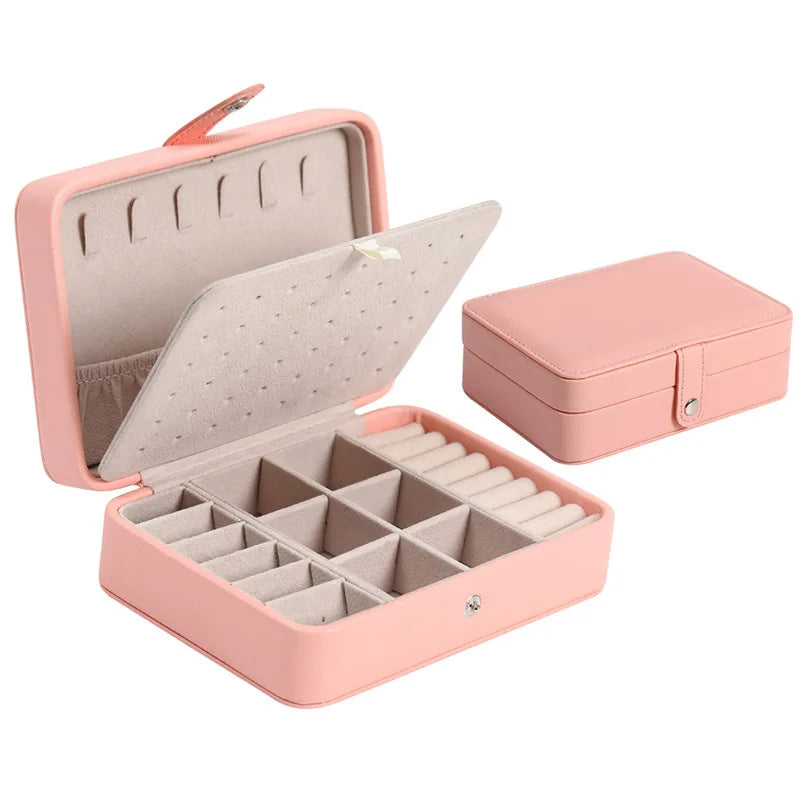 JewelCase – Elegant Leather Jewelry Box for Rings and Earrings
