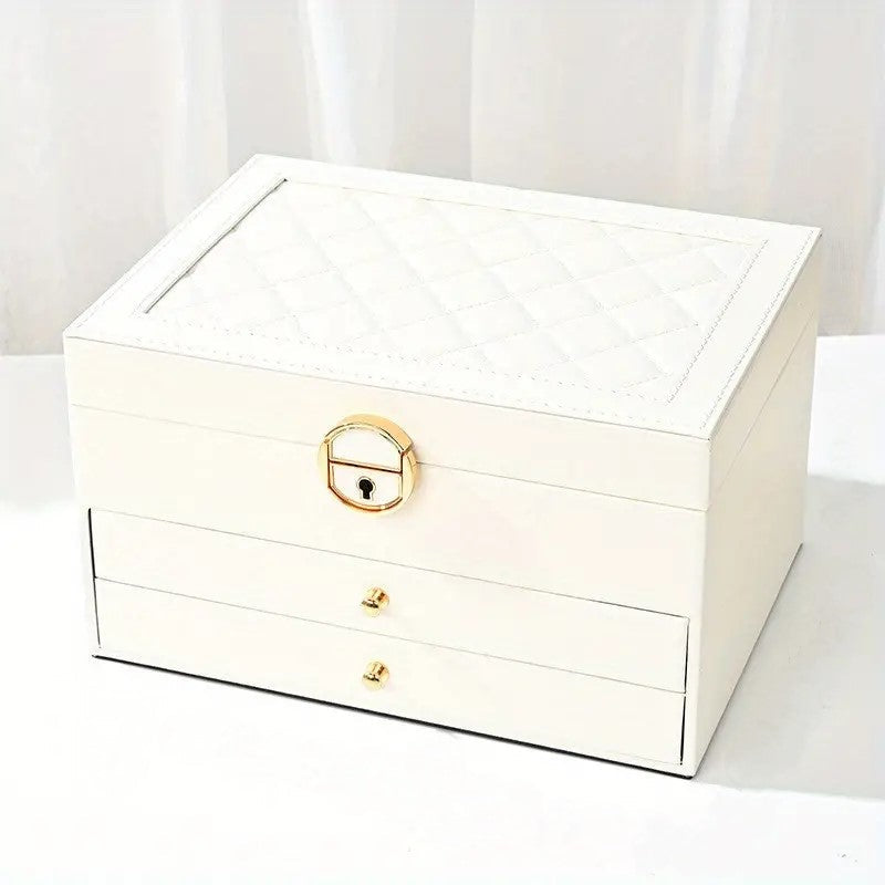 LUXE JEWEL - Elegant leather jewellery box for stylish storage