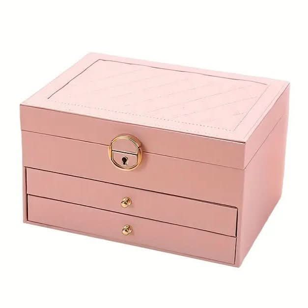 LUXE JEWEL – Elegant leather jewelry box for stylish storage