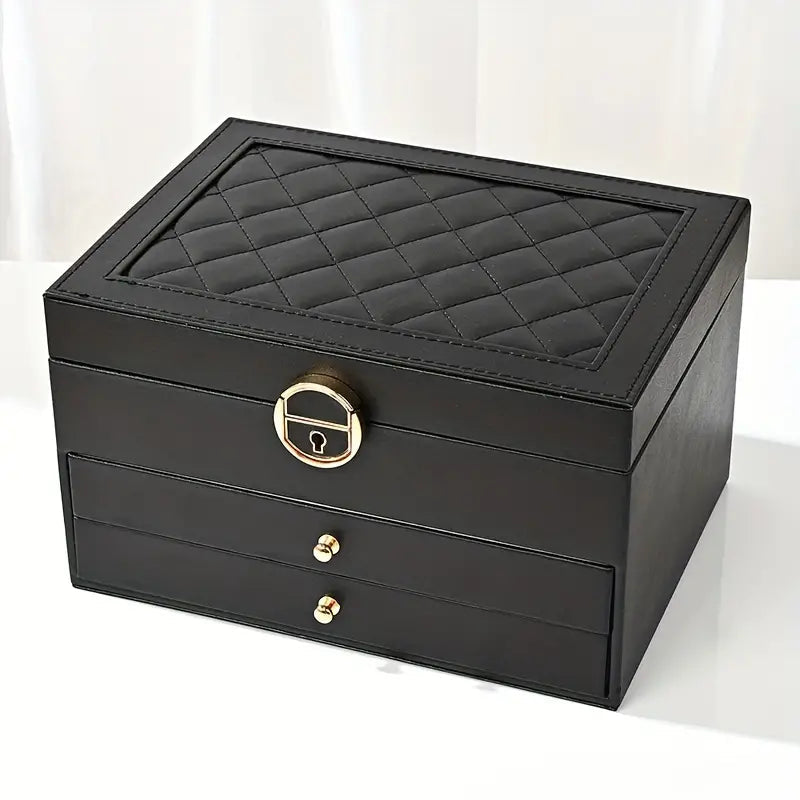 LUXE JEWEL - Elegant leather jewellery box for stylish storage