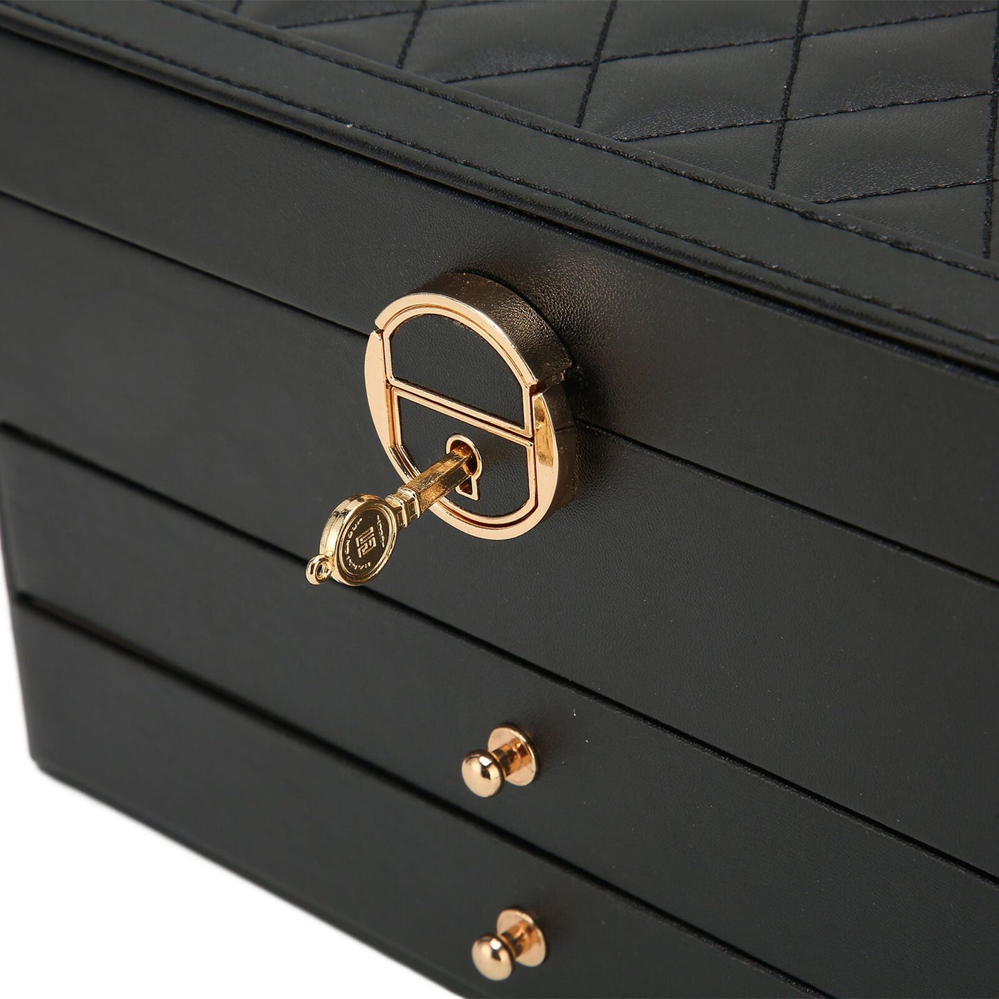 LUXE JEWEL - Elegant leather jewellery box for stylish storage