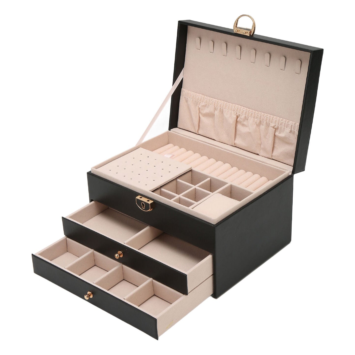 LUXE JEWEL - Elegant leather jewellery box for stylish storage