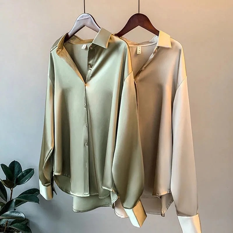 MYRA BLOUSE - Elegant silk blouse for women in a luxurious design