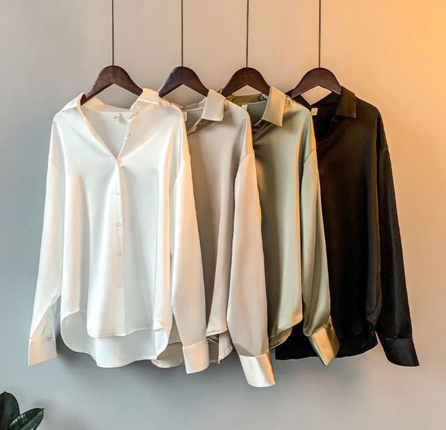 MYRA BLOUSE - Elegant silk blouse for women in a luxurious design
