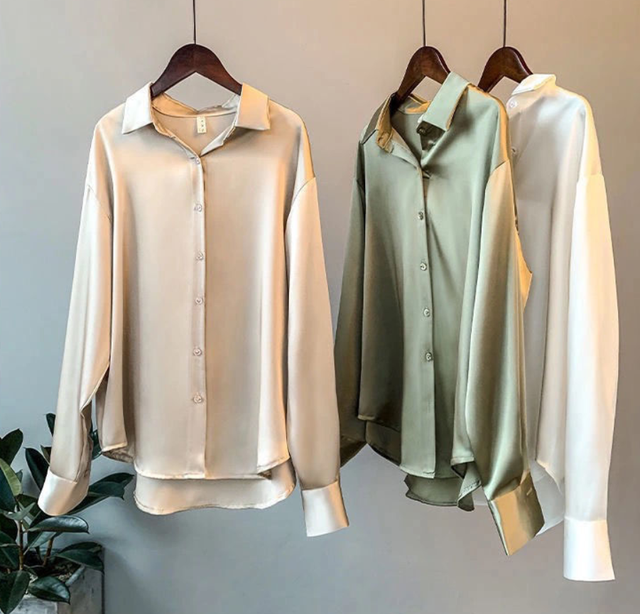 MYRA BLOUSE - Elegant silk blouse for women in a luxurious design