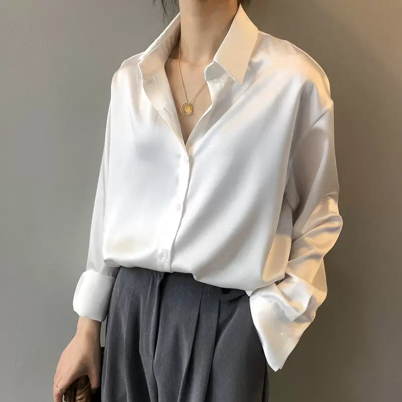 MYRA BLOUSE - Elegant silk blouse for women in a luxurious design