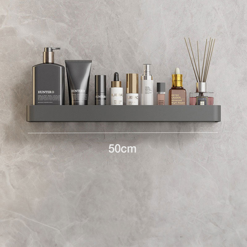 AquaShelf - Elegant wall shelf for the bathroom with towel rail & drill-free installation