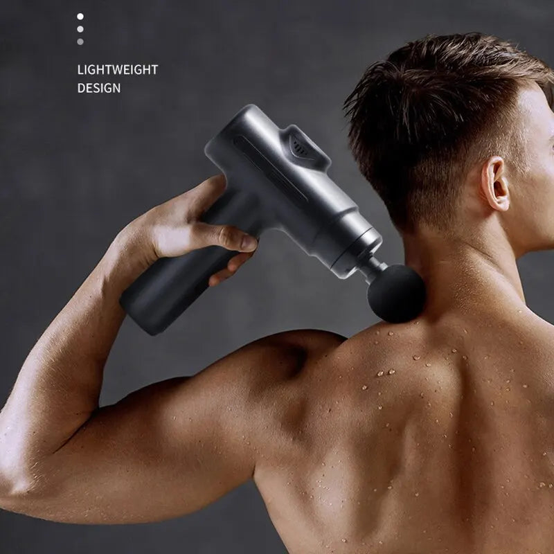 DeepFlex 8 – Pistola da massaggio elettrica con 8 testine per massaggio dei tessuti profondi