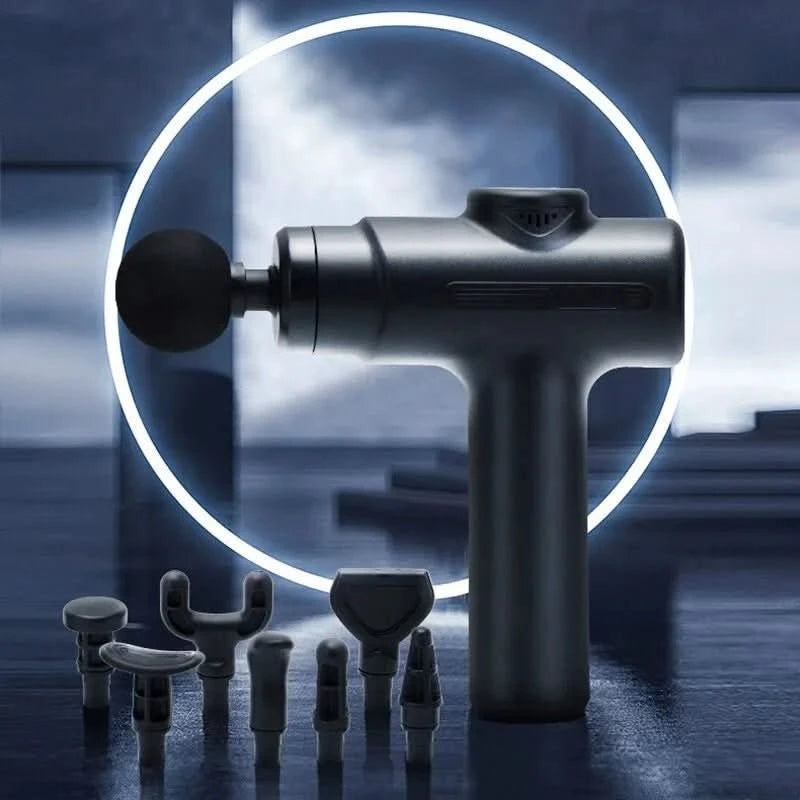 DeepFlex 8 – Electric massage gun with 8 attachments for deep-tissue massage