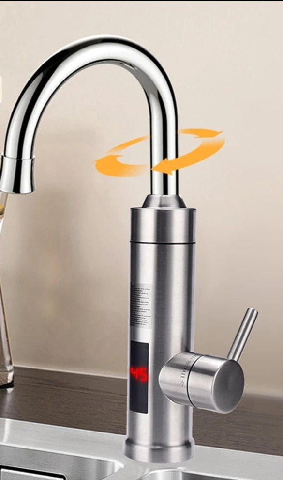 Grifo de cocina HEATFLOW – Grifo eléctrico de cocina con agua caliente y fría directa al instante pulsando un botón