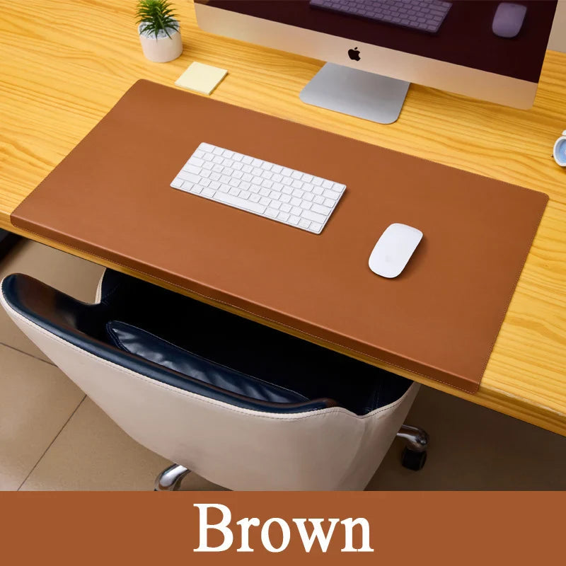 DeskComfort – Ergonomische PU-Leder Schreibtischunterlage mit Handgelenkstütze