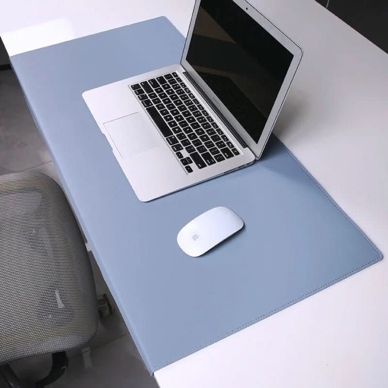 DESKCOMFORT – Ergonomische PU-lederen bureaumat met polssteun