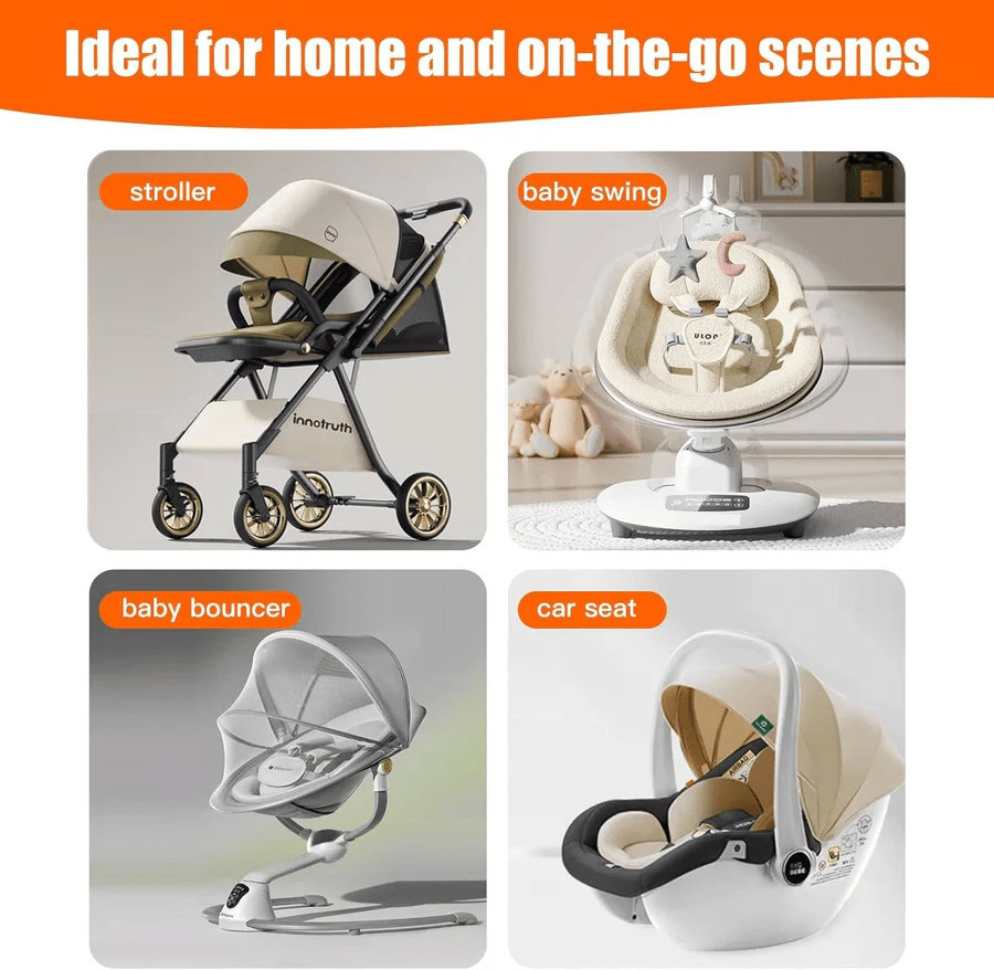 Ergonomisches Babykissen Mit Memory Foam Für Gesunde Kopfentwicklung, Antibakteriell, Leicht Und Tragbar 4