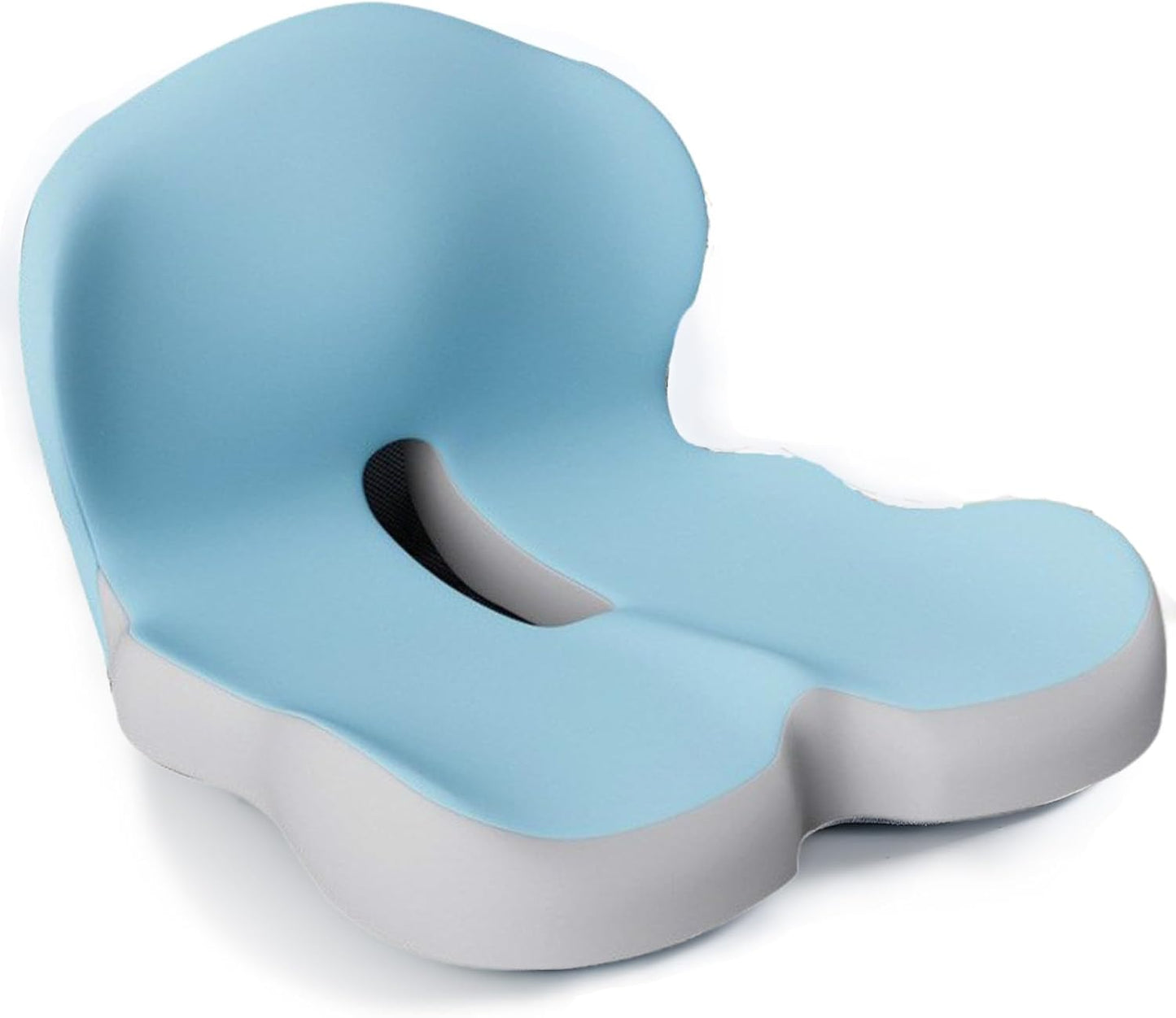 ErgoComfort Pad – Cojín ergonómico para asiento con soporte lumbar para oficina, coche y viajes