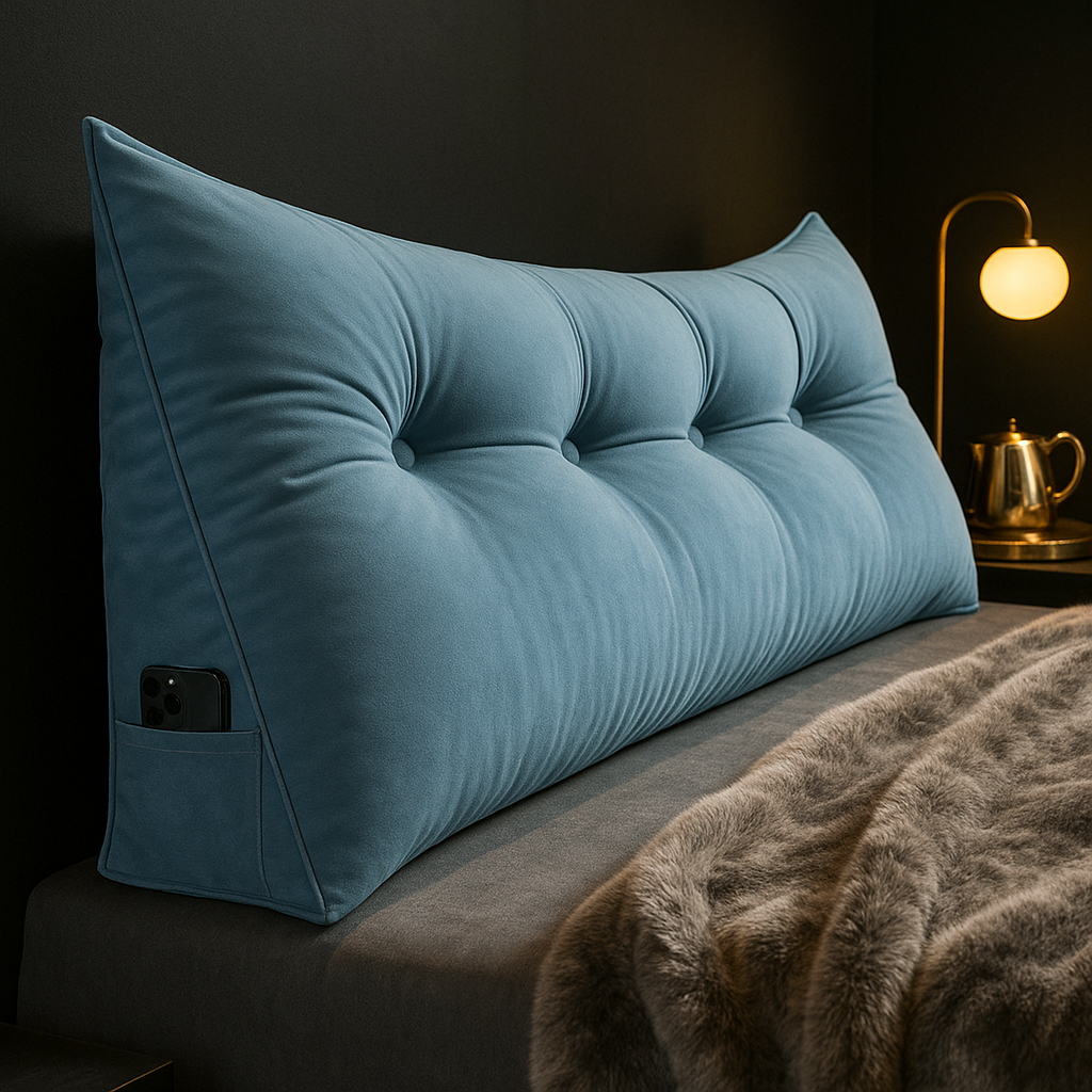 ComfortRest Wedge Pillow – Ergonomic Back Support for Bed & Sofa
