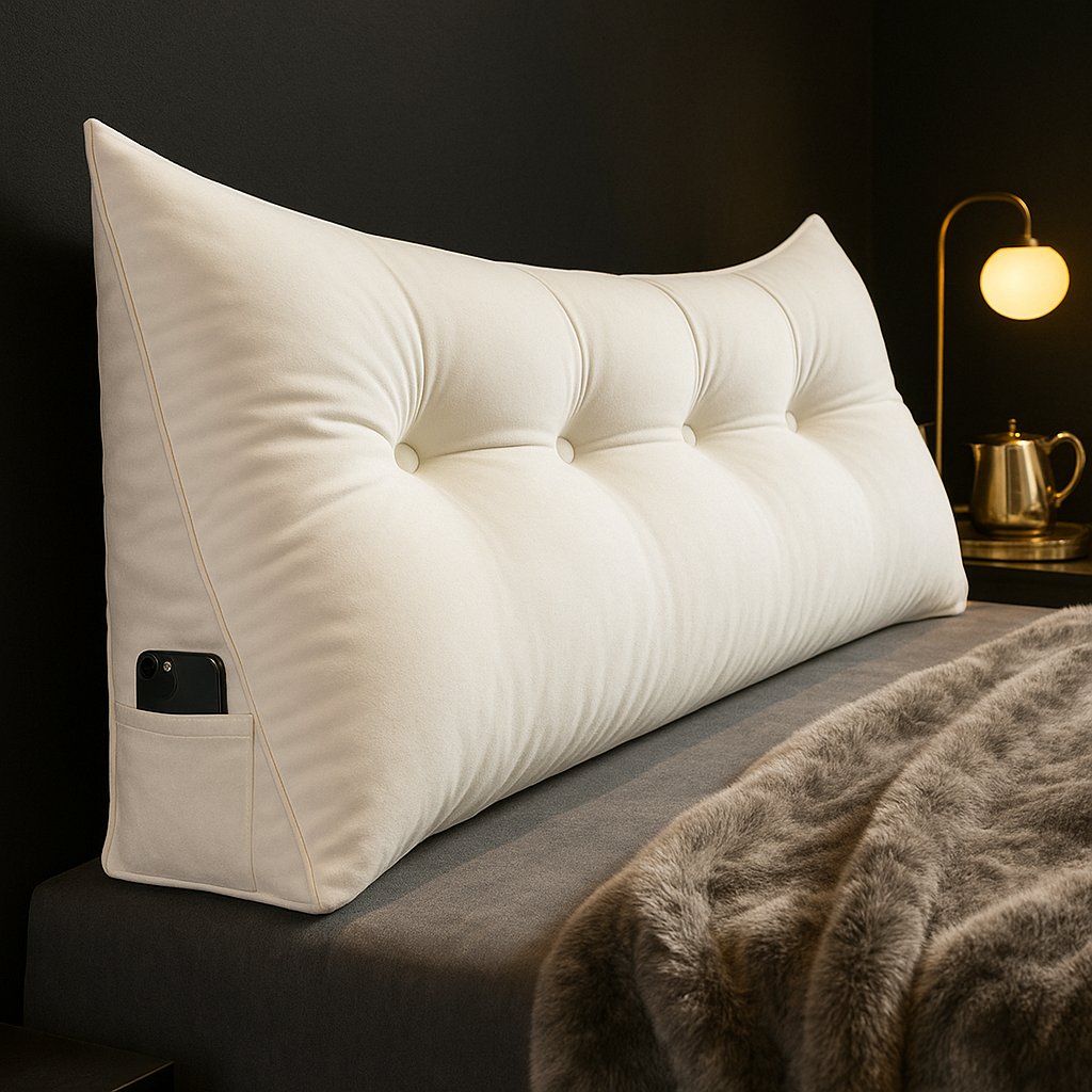 ComfortRest Wedge Pillow – Ergonomic Back Support for Bed & Sofa