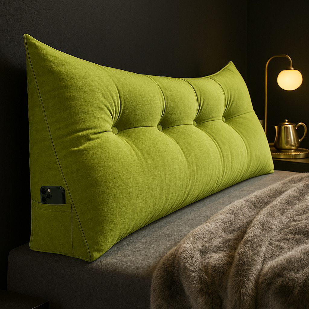 ComfortRest Wedge Pillow – Ergonomic Back Support for Bed & Sofa