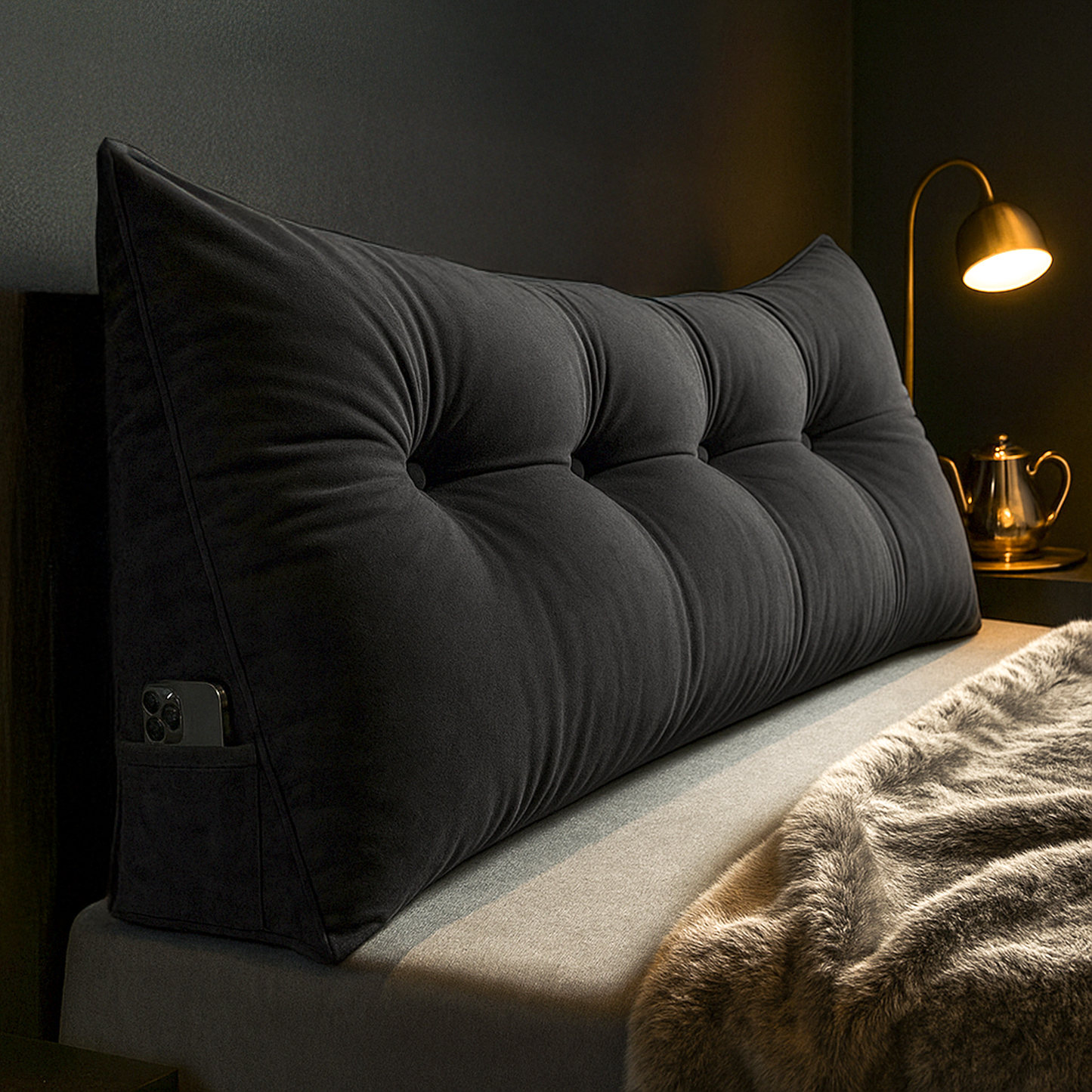 ComfortRest Wedge Pillow – Ergonomic Back Support for Bed & Sofa