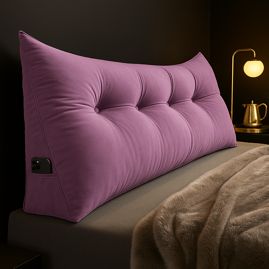 ComfortRest Wedge Pillow – Ergonomic Back Support for Bed & Sofa