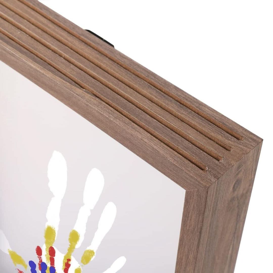 Erinnerungsrahmen „Kleine Hände“ | Halten Sie Hand- und Fußabdrücke von Babys fest | Sicherer Erinnerungsrahmen aus Ton | Montessori-Kinderzimmerdekor 6