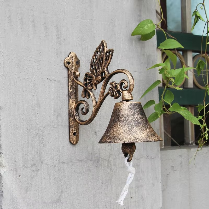 EUROVINT Bell - Classic cast iron doorbell in vintage style for stylish entrances