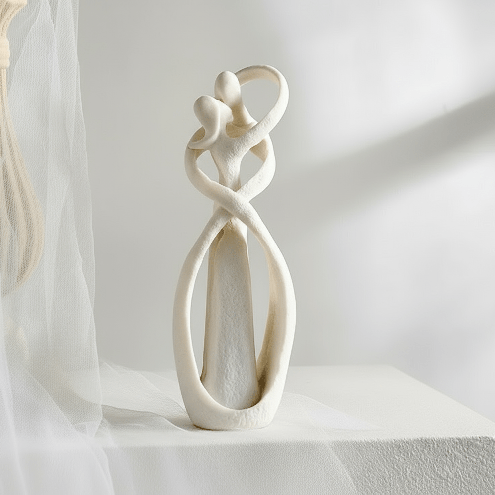 ETERNAL EMBRACE – Abstract Sculpture as a Symbol of Timeless Love
