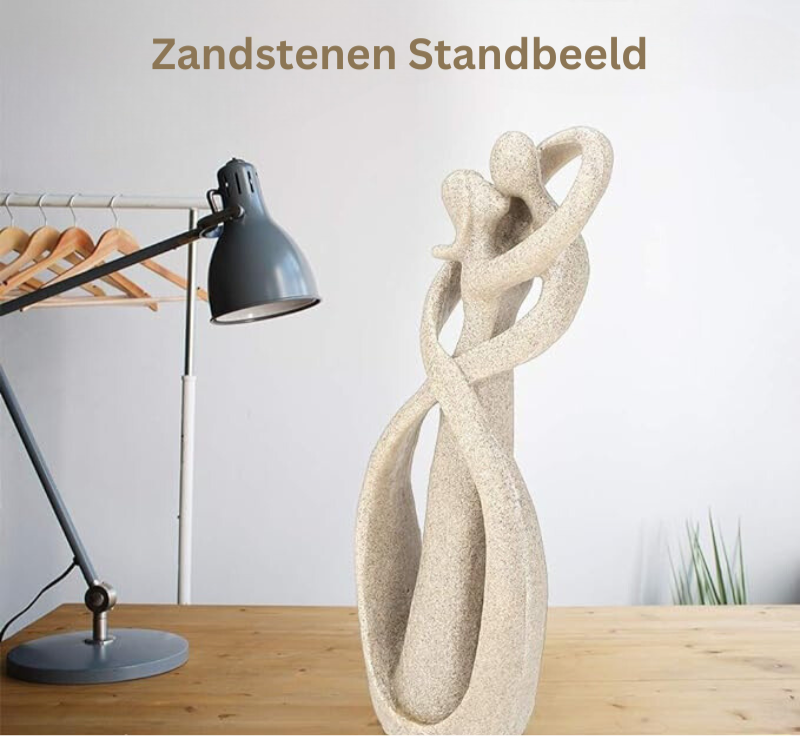 ETERNAL EMBRACE - Abstract sculpture as a symbol of timeless love