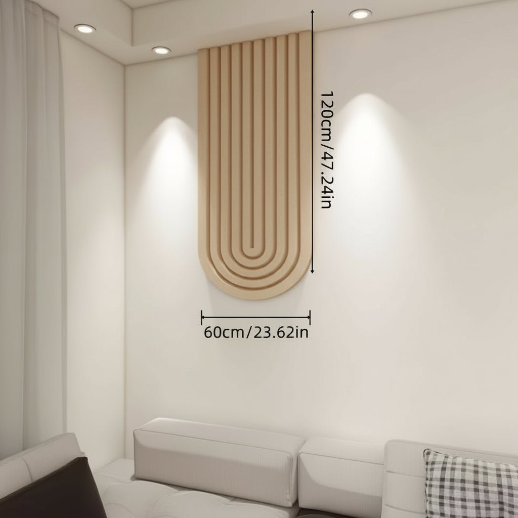 FELTWAVE – Gebogene Filz-Pinnwand für stilvolle Wanddekoration und Organisation 7
