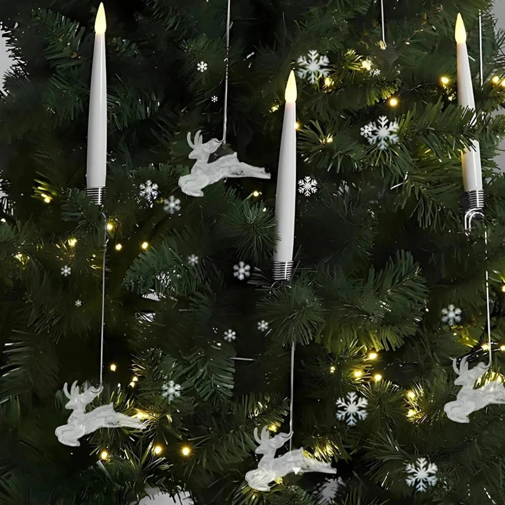 FIRFLICKER – LED-Kerzenset ohne Flamme für Weihnachtsbäume und Weihnachtsdekoration 5
