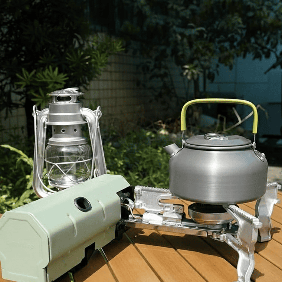 FLAMECAMP – Tragbarer Butan-Campingkocher mit Aufbewahrungstasche und Gasflasche 4