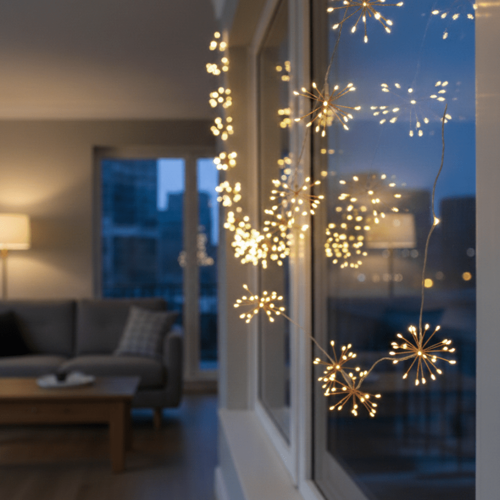 FLARETWINE – Kupferfarbene Sternenlichterkette mit flexiblen Zweigarmen, warmweißes Licht 4