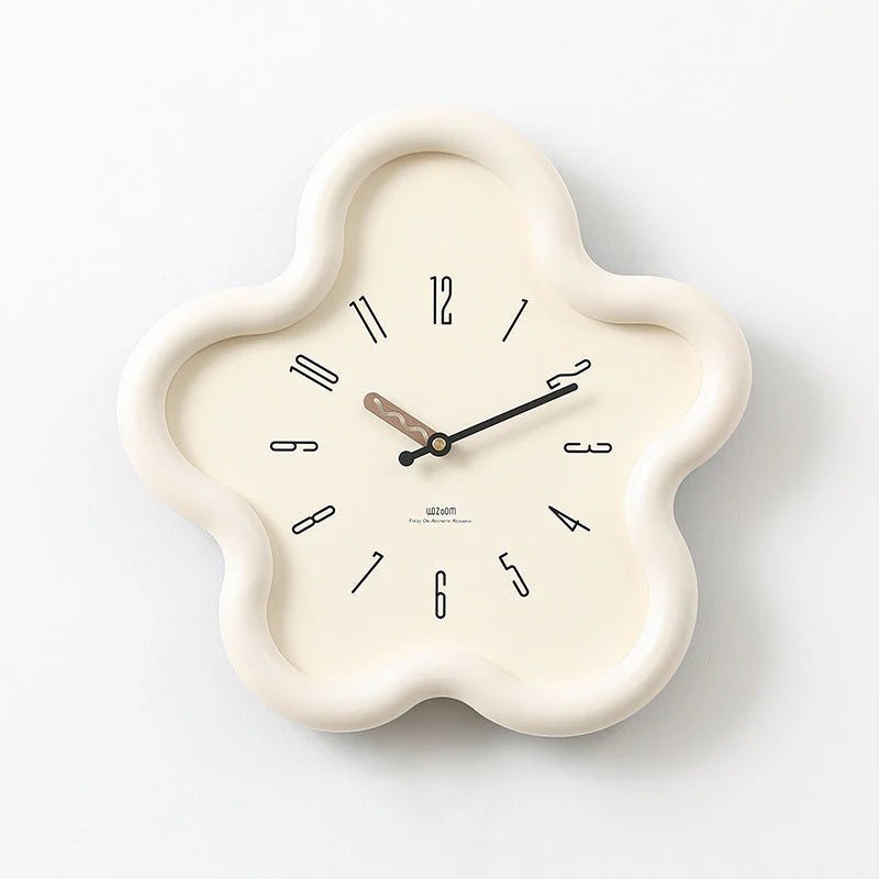 FLORACLOCK – 3D-Blumenpendel-Wanduhr mit geräuschlosem schleichendem Uhrwerk 9