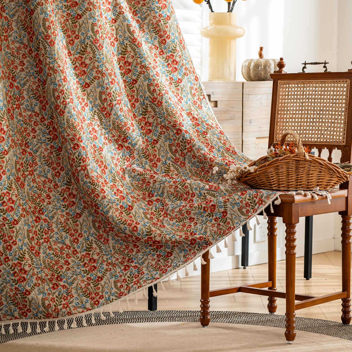 FLORÉNTA – Lichtundurchlässiger Vorhang im Landhausstil für Wohn- und Schlafzimmer 6