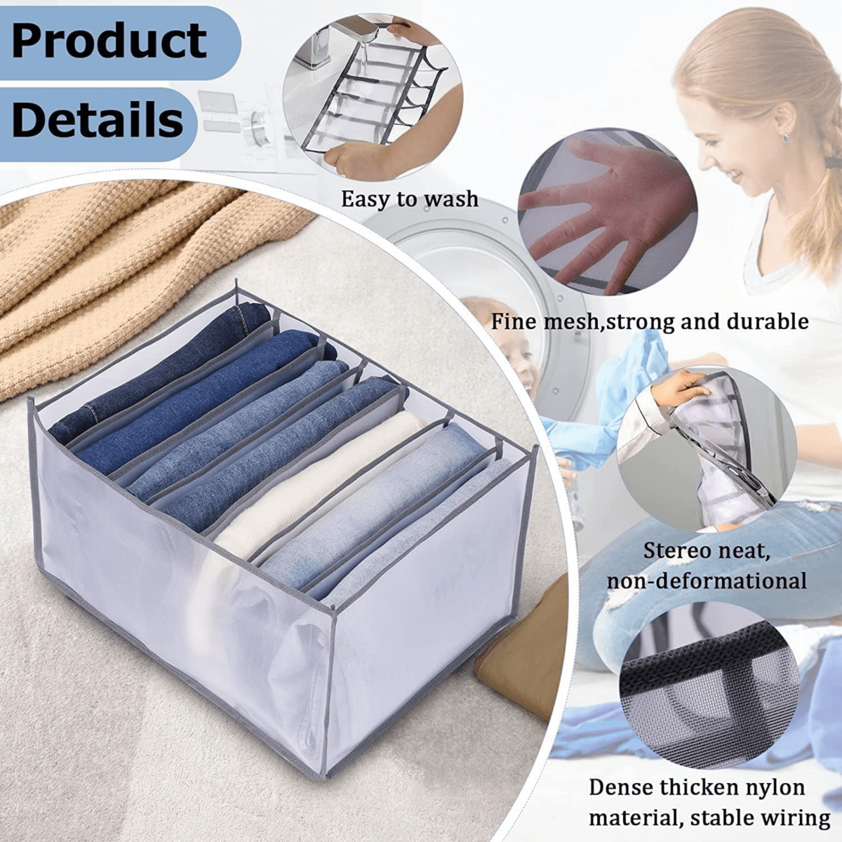 CLOTHSYNC – Wardrobe Organizer Set for Wrinkle-Free and Neat Storage