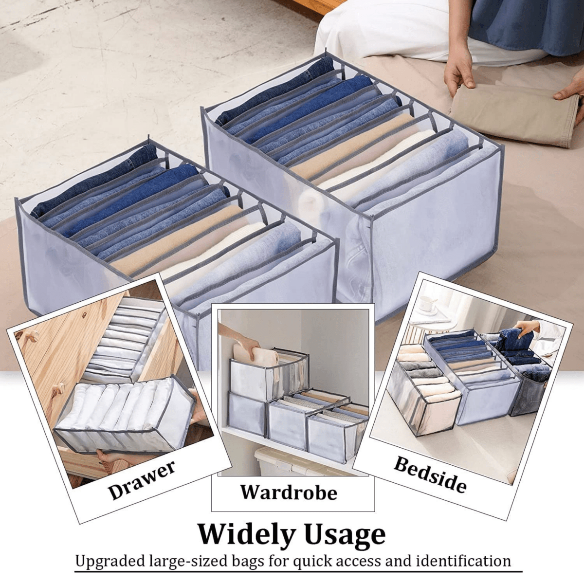 CLOTHSYNC – Wardrobe Organizer Set for Wrinkle-Free and Neat Storage