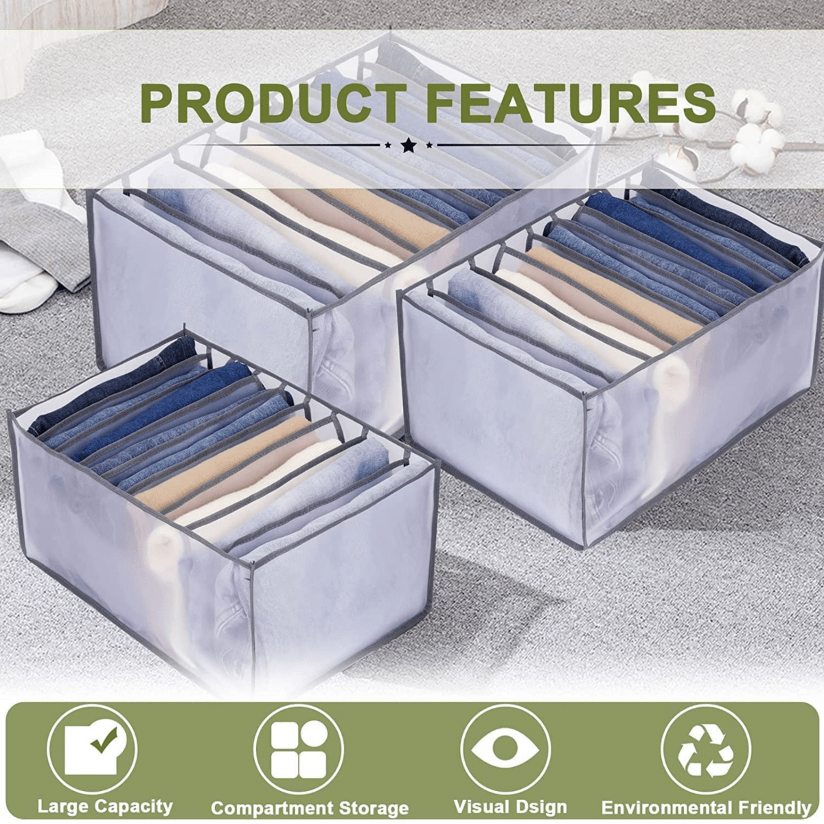CLOTHSYNC – Wardrobe Organizer Set for Wrinkle-Free and Neat Storage